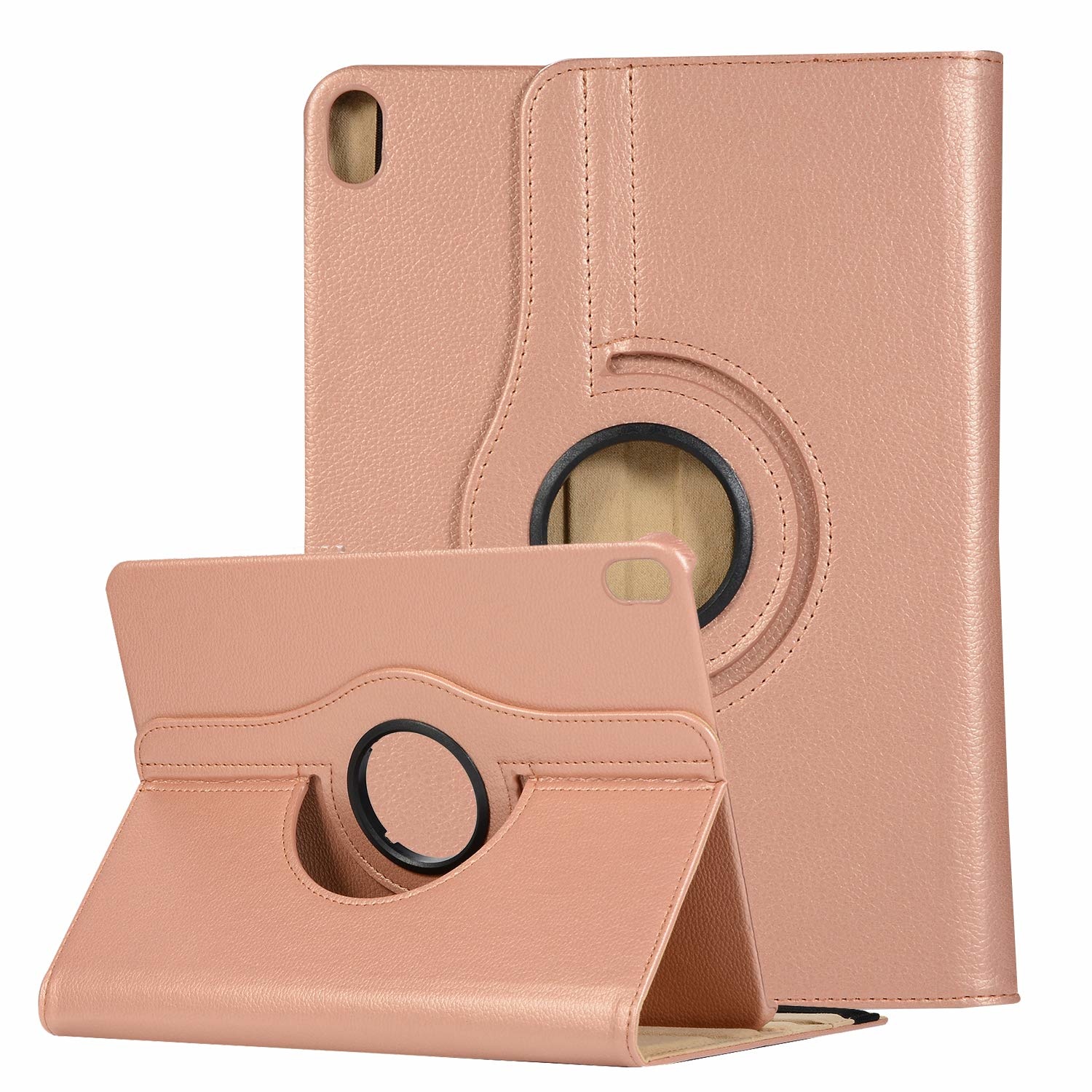 Bekijk afbeelding 2 van Case + stand voor iPad 2019, 10.5i, 360? roteerbaar, Rose Gold